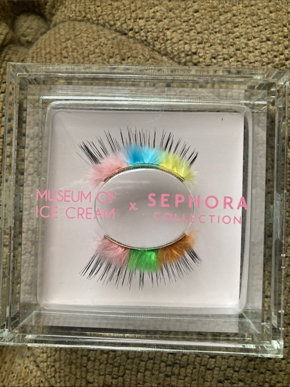 Museum of Ice Cream x Sephora rainbow 🌈 lashes ltd edition
